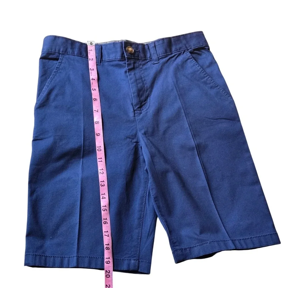 Carter's Boys Navy Uniform Chino Shorts Size 12 Regular School Stretch